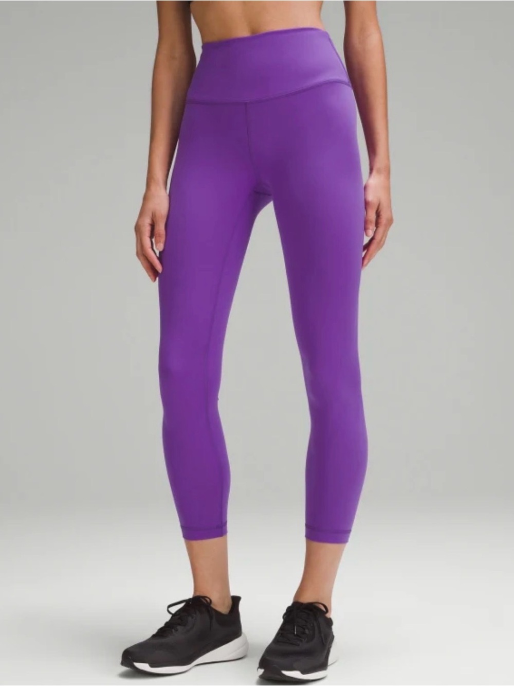 Lululemon wunder under crop leggings atomic purple S